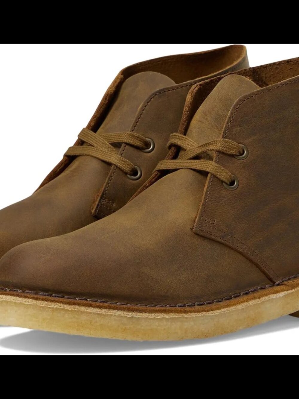Clarks Desert Boots Brown Leather 9 M - Picture 9 of 10